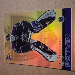 Felix Potvin Hockey Cards Set - Blue and White